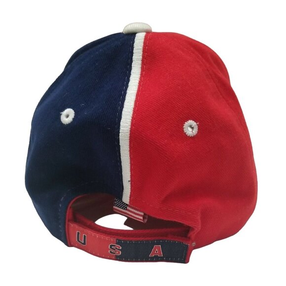 ✅God Bless America Mens Baseball Cap Patriotic US Flag Hat Embroidered Stitching - Picture 5 of 9